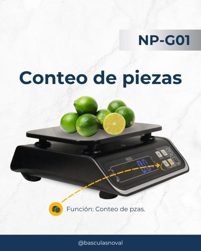 Bascula porcionadora 30 kg Noval NP-G01 - Imagen 5
