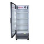 Refrigerador Vertical Inverter 1 Puerta Cristal Blanco 17 Pies Torrey RVI-17