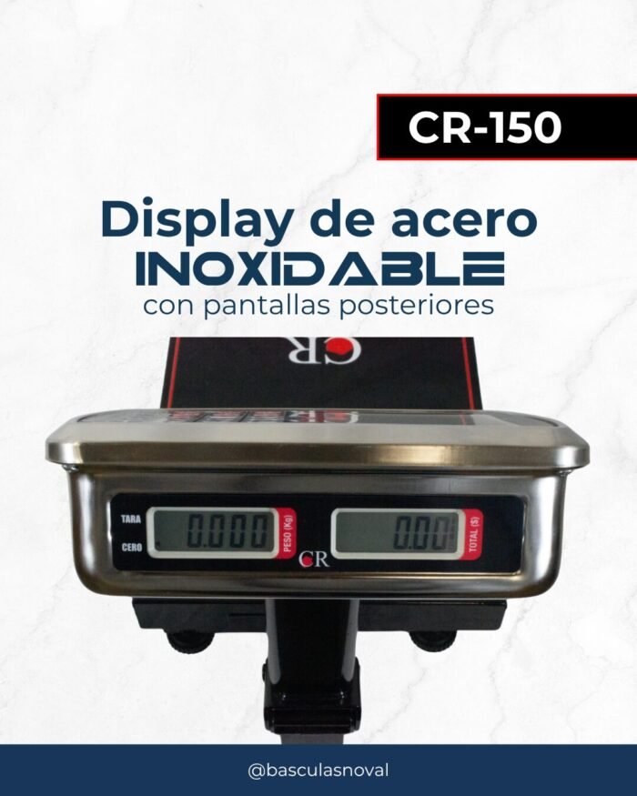 Bascula de plataforma 150 kg Noval CR-150 - Imagen 2