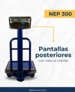 Bascula de plataforma 300 kg Noval NEP-300 - Imagen 2