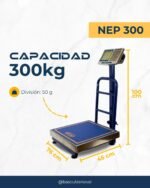 Bascula de plataforma 300 kg Noval NEP-300 - Imagen 3