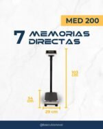 Bascula media 220 kg Noval MED-200 - Imagen 2