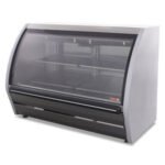 Vitrina Delicatessen Exhibidora Vidrio Curvo 182cm Acero Inox Torrey DRD6-LS-AI