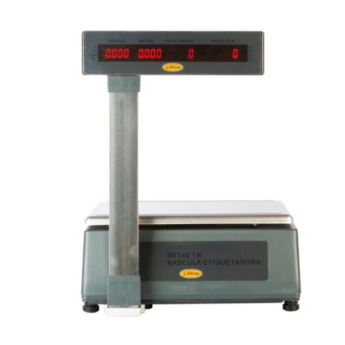 Bascula etiquetadora 40 kg Noval BET-40 - Imagen 2