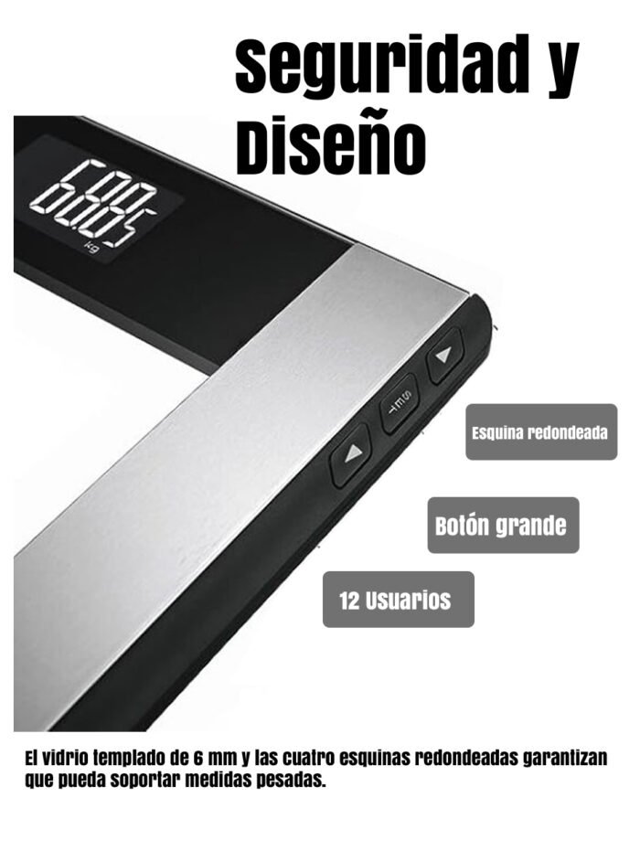 Bascula de baño Noval EF-861N - Imagen 2