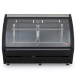 Vitrina Exhibidora Vidrio Curvo 152cm Negro Torrey DRD5-N - Imagen 2