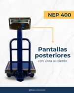 Bascula de plataforma 400 kg Noval NEP-400 - Imagen 3