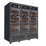 Refrigerador Vertical Negro Cervecero 3 Puertas Cristal Luz Led 72 Pies (1021995) Imbera CCV1350