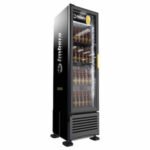 Refrigerador Vertical Negro Cervecero 1 Puerta Cristal Luz Led 8 Pies (1023812) Imbera CCV144