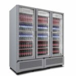 Refrigerador Vertical 3 Puertas Cristal Luz Led 72 Pies (1023871) Imbera G3T72
