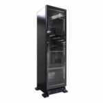 Refrigerador Vertical Cobalt Negro 1 Puerta Cristal Luz Led 9 Pies (1018459) Imbera VL100 C