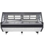 Vitrina Carnicera Blanca con Mosaico Negro Luz Led 636 L (1029121) Imbera VMCA-250