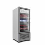 Refrigerador Vertical 1 Puerta Cristal Luz Led 9 Pies (1024297) Imbera VR09 D