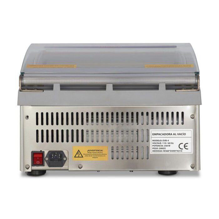Empacadora al Vacio Barra Selladora 26cm 4m3/hr JR EVB-4 - Imagen 3