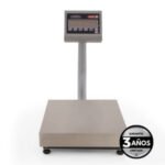 Bascula Recibo Movil Para Mostrador Uso Rudo, Pesa Kilos y Libras 200Kg Acero Inox Torrey FS200-AI