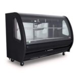 Vitrina Exhibidora Panorámica Vidrio Curvo Negra 191cm Torrey TEM200N - Imagen 3