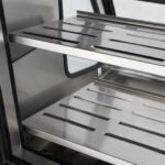 Vitrina Exhibidora Vidrio Curvo 91.5cm Acero Inox Torrey DRD3-AI - Imagen 3