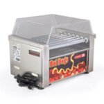 Hotdoguera 7 Rodillos Asadores y Cajon Baño Maria 12 Salchichas Torrey HD12 - Imagen 2