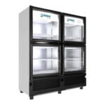 Refrigerador Vertical 4 Puertas Cristal Luz Led 35 Pies (1025568) Imbera VRQ35 D