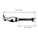 Turbolicuador 75L - Brazo 42cm 350W 110V Torrey TR-350 BN - Imagen 4