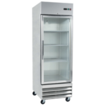 Congelador Vertical 1 Puerta Cristal Acero Inox 409.7L Torrey CVCA-23UI