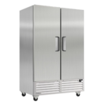 Refrigerador Vertical 2 Puertas Acero Inox Luz Led 49 Pies (1028422) Imbera RIB49C-HC-2
