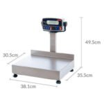 Bascula A Prueba de Agua, Pesa Kilos y Libras Acero Inox 20kg Torrey EQB20-W - Imagen 3