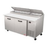 Mesa Refrigerada Preparacion Acero Inox 2 Puertas 567L Torrey PPT67-11R1S