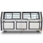 Vitrina Carnicera Tramo Exhibidor con Ventanas Laterales 100% Acero Inox 250cm Torrey TEC250INOX - Imagen 2
