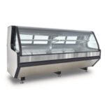 Vitrina Carnicera Tramo Exhibidor con Ventanas Laterales 100% Acero Inox 250cm Torrey TEC250INOX - Imagen 3