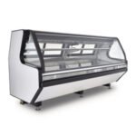 Vitrina Carnicera Tramo Exhibidor Vidrio Frontal Abatible Acero Inox 250cm Torrey TEC250LIFT-AI - Imagen 2