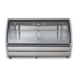 Vitrina Exhibidora Vidrio Curvo 182cm Acero Inox Torrey DRD6-AI - Imagen 3