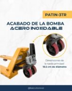 Patín tarima española 3t PATIN-ROJO - Imagen 2