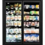 Congelador 3 puerta Triple Cristal Templado Reach In Maneral Largo CAMA AP-SP3-BN-JL-24-75