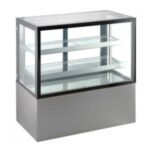 Vitrina refrigerada 26.13ft piso vidrio recto VITR GD-VFG-PR-210-3