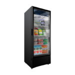 Refrigerador Vertical Negro 1 Puerta Cristal Luz Led 12 Pies (1030627) Imbera VR12 D