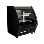 Vitrina Cremera Negra Luz Led 8 Pies (1029925) Imbera PHS-8N F1