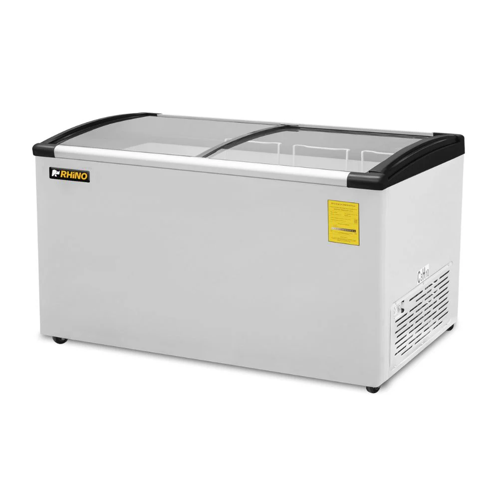Rhino CONGECRI-10C Frontal Congelador Horizontal Tapa Cristal Curvo 9.2 ft³ Rhino CONGECRI-10C - Imagen 1