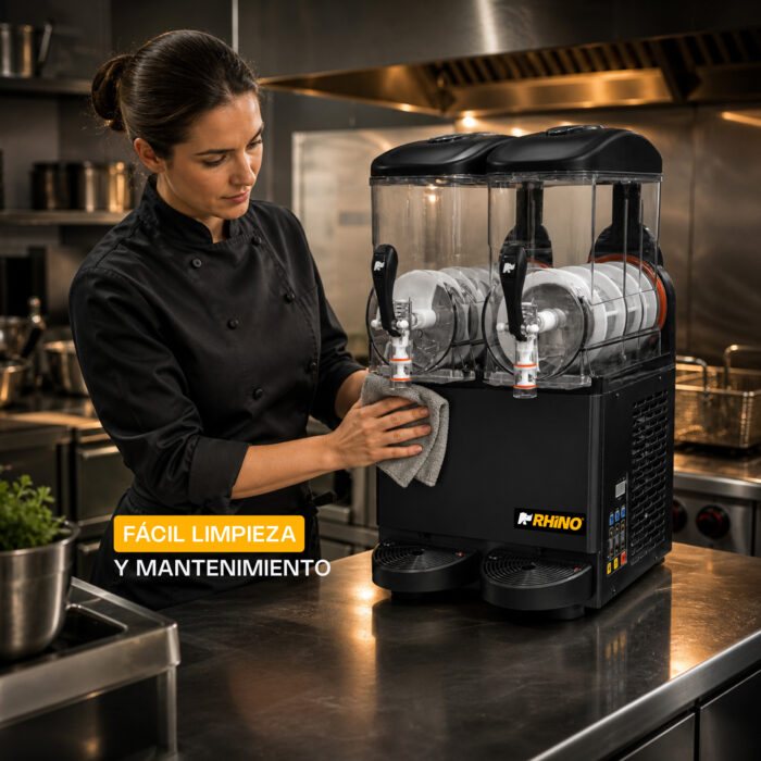 Máquina Granizadora 24 L 2 Tanques Rhino MAGRA-2T - Imagen 2