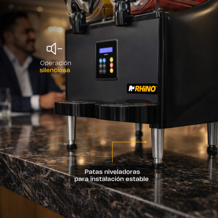 Máquina Granizadora Premium 24 L 2 Tanques Rhino MAGRA-2TX - Imagen 3